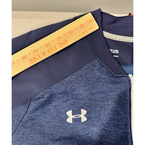 Under Armour Lightweight Full Zip Up Cold Gear Loose XXLT Jacket Blue NWT - Picture 11 of 15